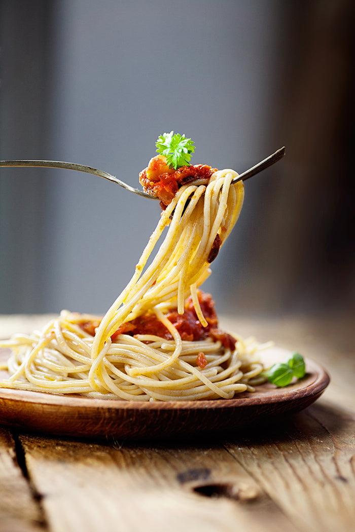 Pasta mit Walnuss-Bruschetta