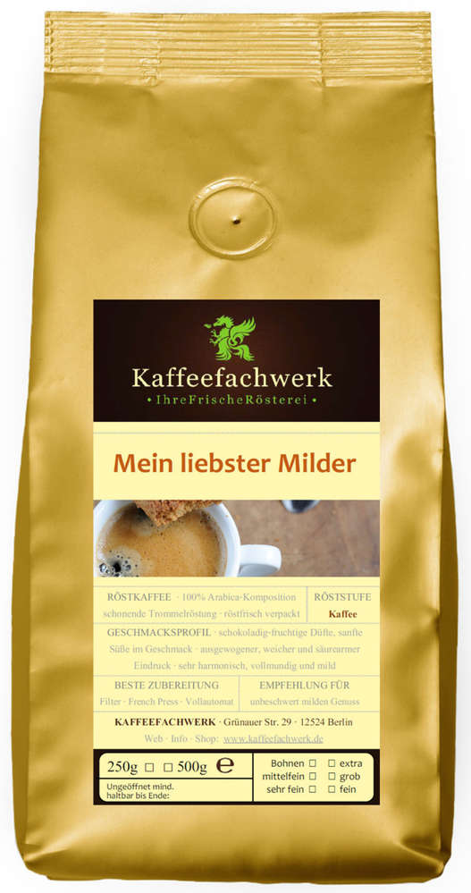 Mein liebster Milder Kaffeekomposition