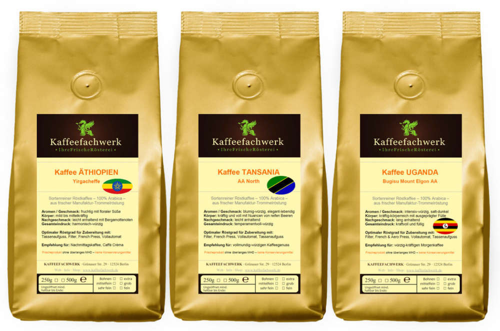 Probierpaket Afrika Kaffee