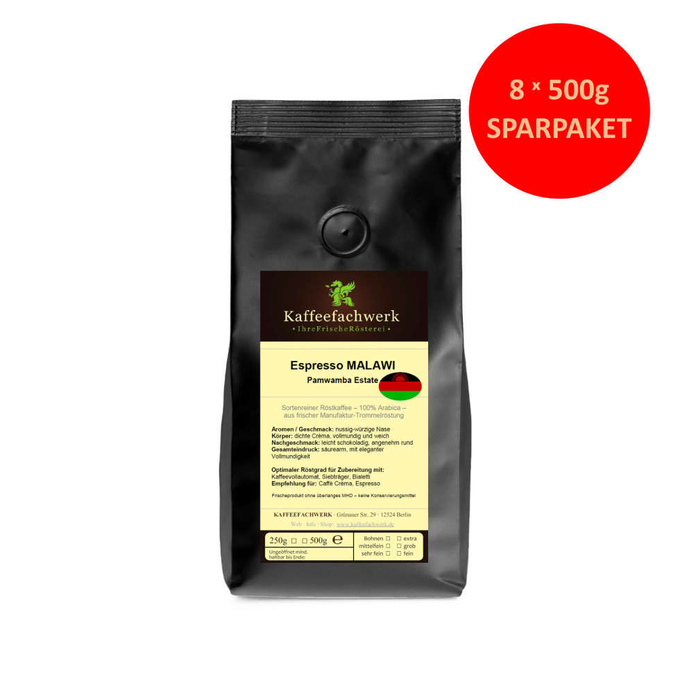 Espresso Malawi Pamwamba Estate - Sparpaket