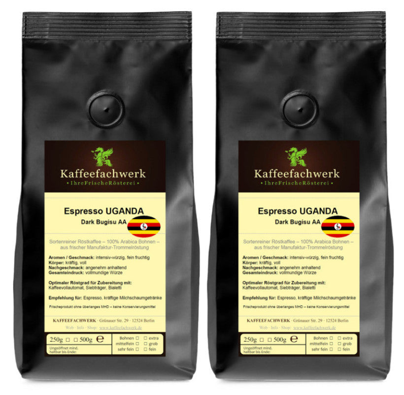 Espresso Uganda Dark Bugisu AA