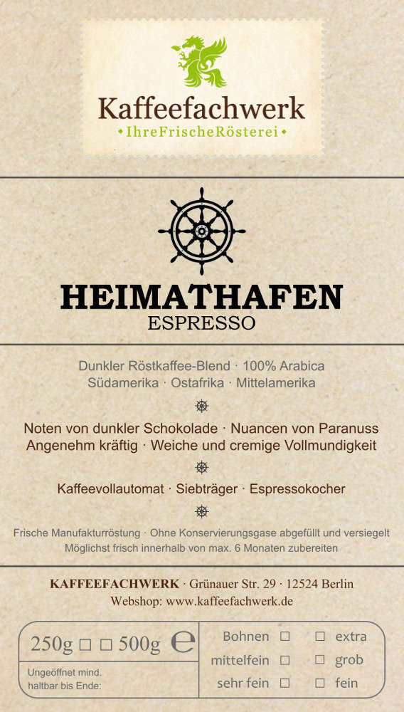 Heimathafen Espresso - Sparpaket