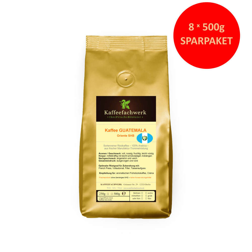 Guatemala Oriente SHB Arabica Kaffee - Sparpaket