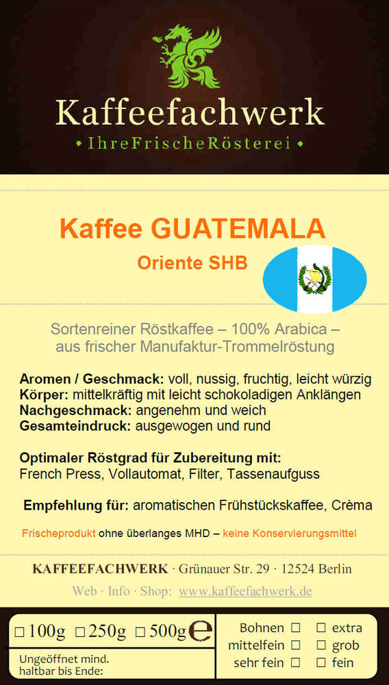 Probierpaket Kaffee nach Wahl 3x100g