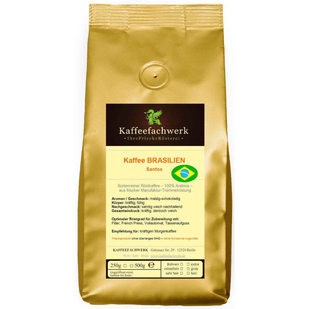 Brasilien Santos Arabica Kaffee