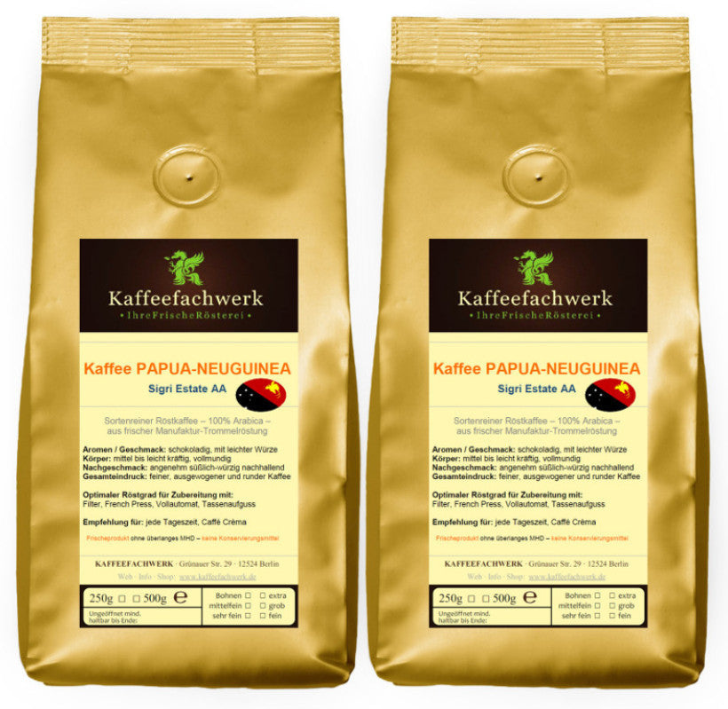 Papua Neuguinea Sigri Estate Arabica Kaffee