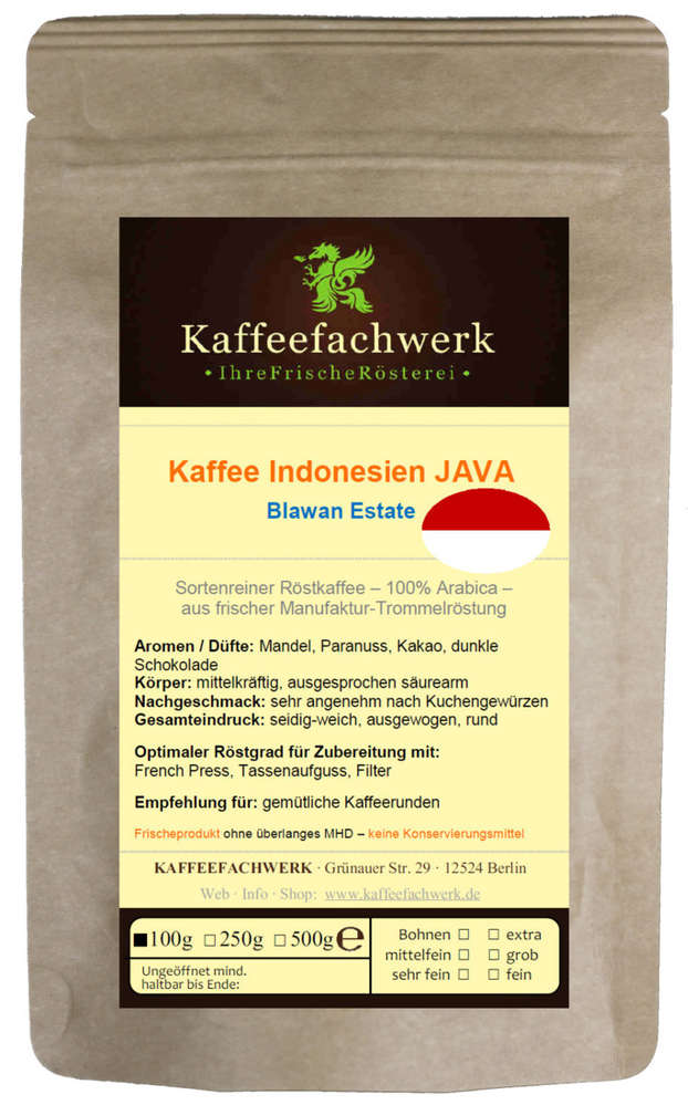 Single Origin Kaffee 100g nach Wahl