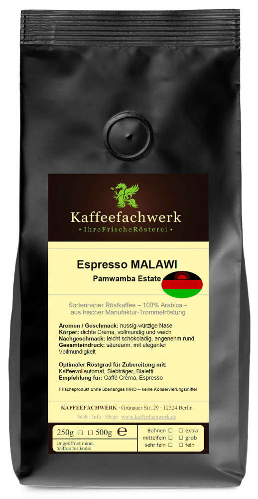 Espresso Malawi Pamwamba Estate