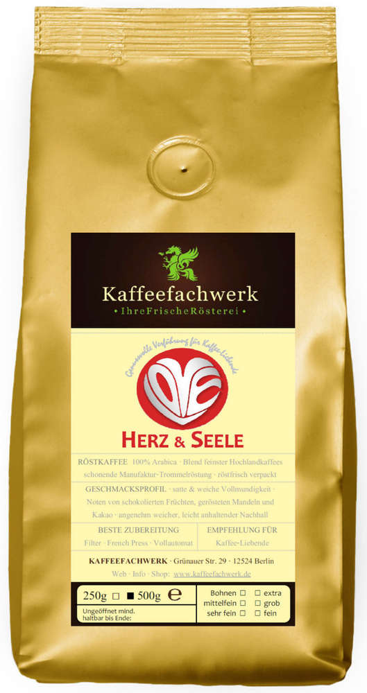Herz & Seele Arabica Kaffeekomposition
