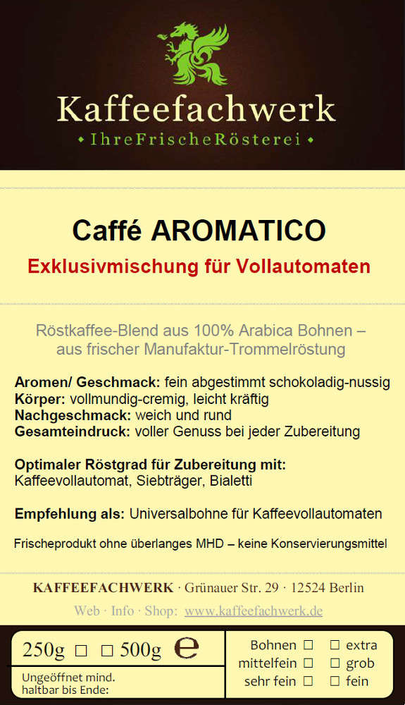 Caffé Aromatico Exklusive Crema-Kaffee