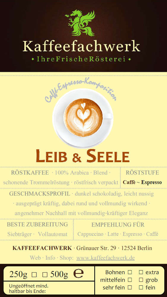 Leib & Seele Caffe-Espresso-Blend