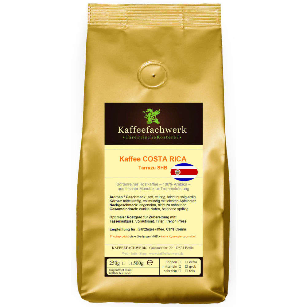Costa Rica Tarrazu SHB Arabica Kaffee