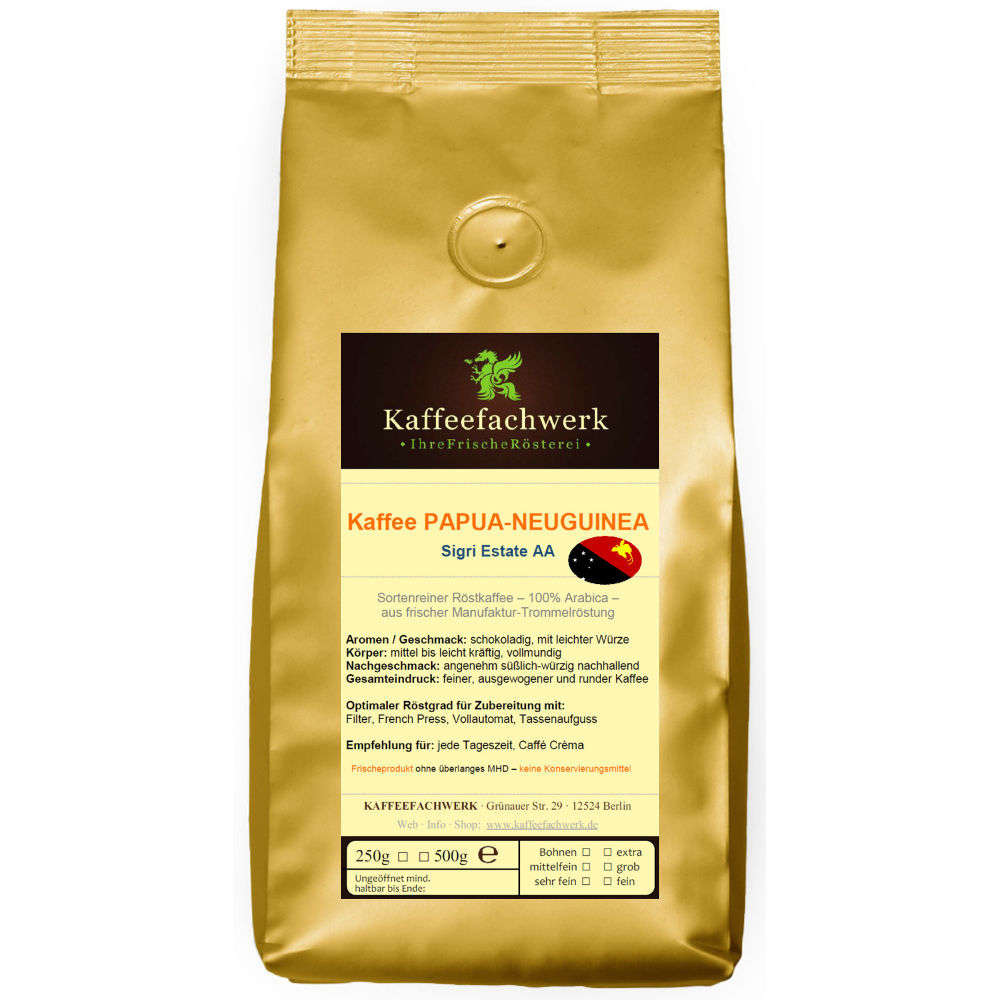 Papua Neuguinea Sigri Estate Arabica Kaffee