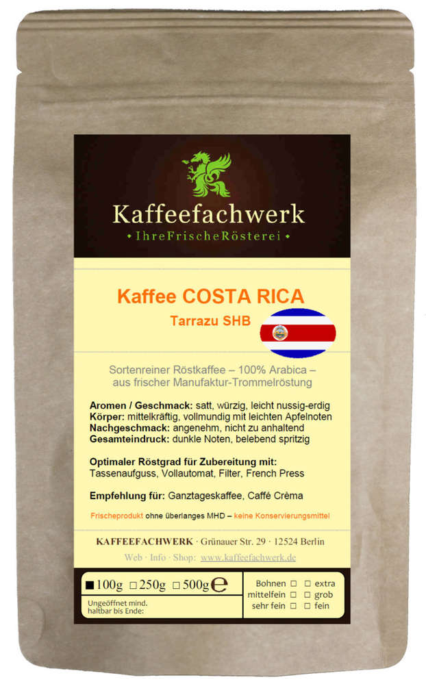 Single Origin Kaffee 100g nach Wahl